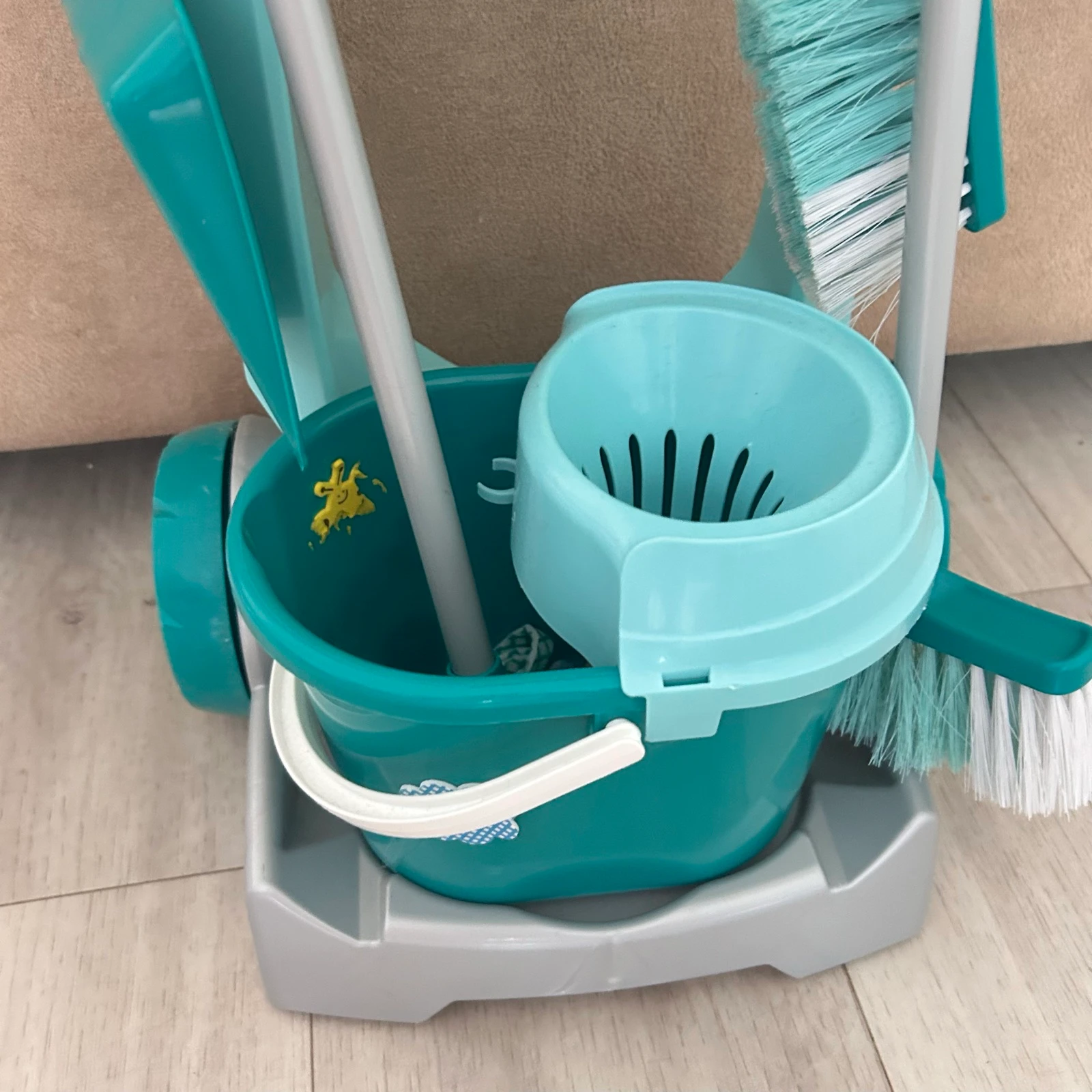 Leifheit kids cleaning trolley – complete cleaning set with bucket & accessories – photo 2